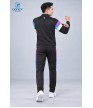 Bộ nỉ thể thao nam MDB-274-08-01 Đen phối trắng